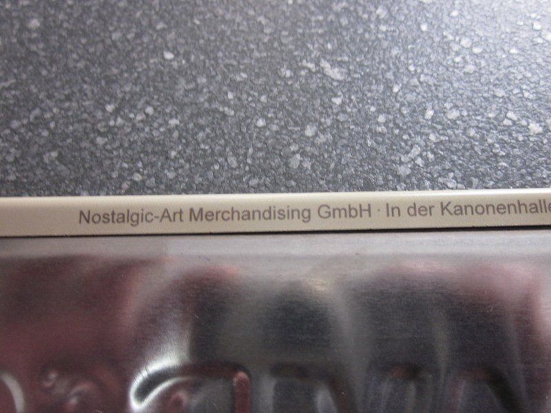 Harley-Davidson Insegne: Retro Blechschild Harley Davidson 750 Flathead – Usato da Bischofszell venduto da Pfau0 3