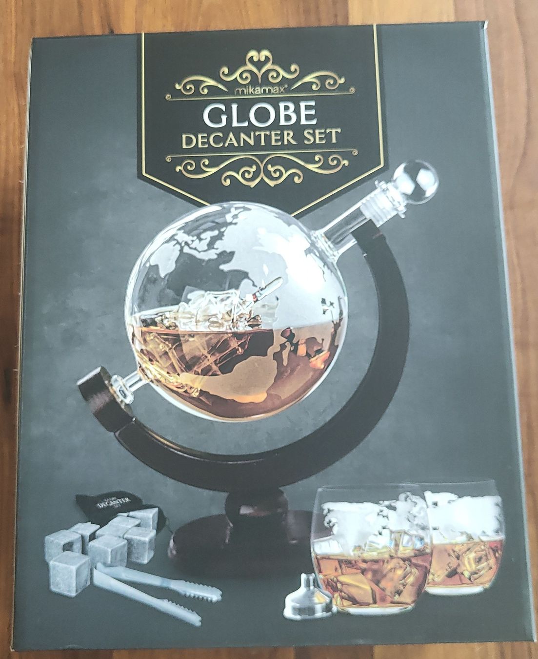 Gläser: Mikamax Globe Decanter Set  – Neu und originalverpackt aus Speicher von TKausirgendwo