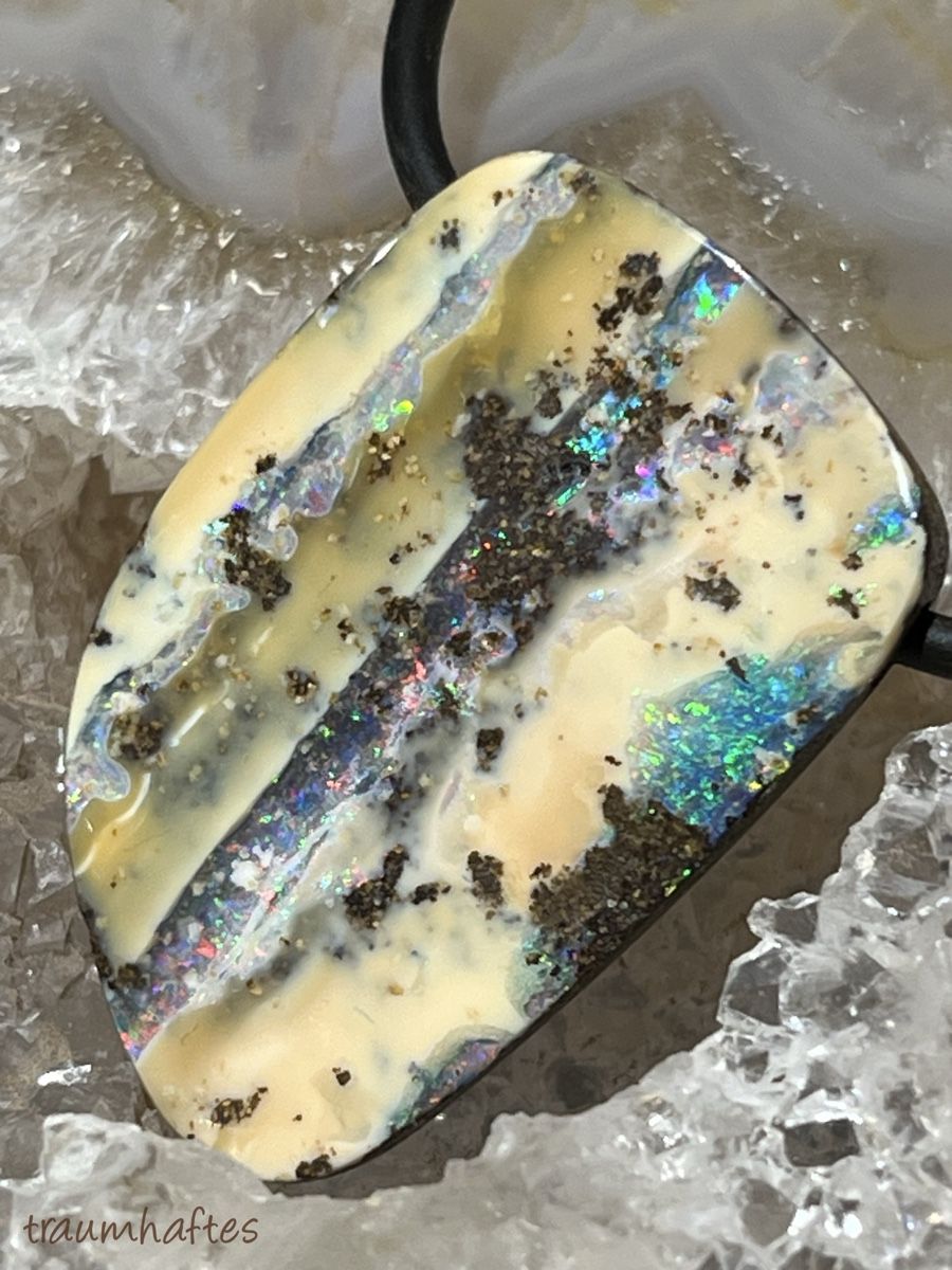 Ciondoli: Boulderopal - Anhänger gebohrt 3 mm Loch – Nuovo e nell'imballaggio originale da Thun venduto da Traumhaftes 2