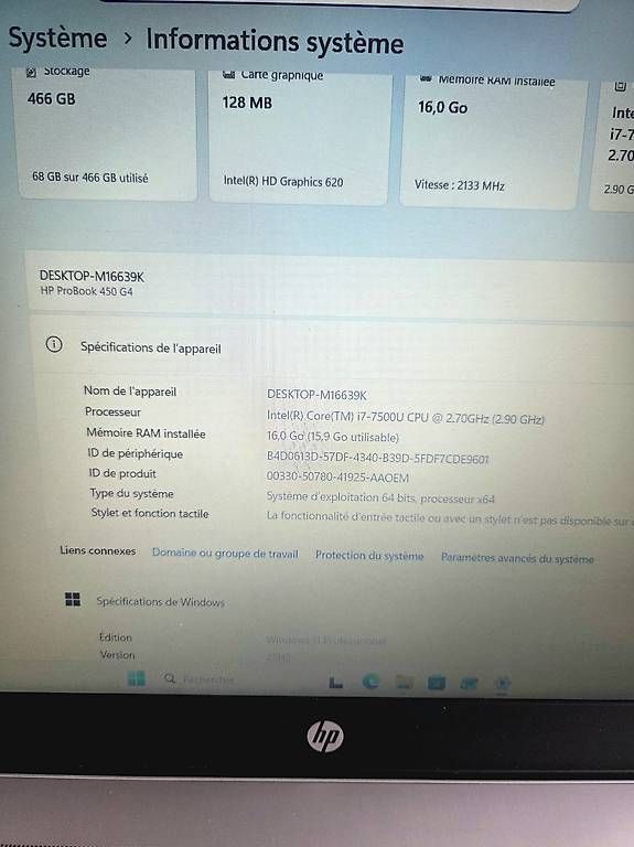 Hewlett Packard Notebook: HP Elitebook i7, 500 SSD, 16RAM, Win11, Office – Usato da Fribourg venduto da fairtrade1957 4