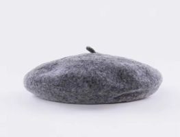 Neu! Klassisches Béret, ideal für den Winter! 100% Wool 27cm
