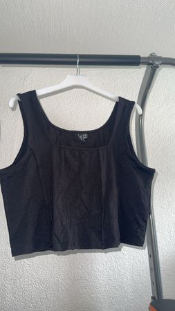 crop top schwarz xxl