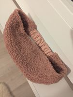 Fluffy pink headband - great for winter and spring!