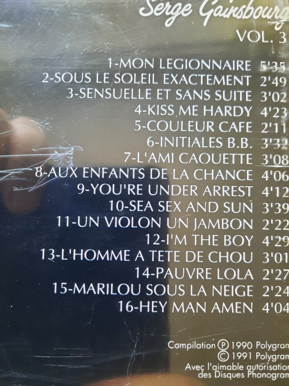 CD: Cd Serge Gainsbourg - Master Série volume 3 – Usato da Pully venduto da bro_n52j 2