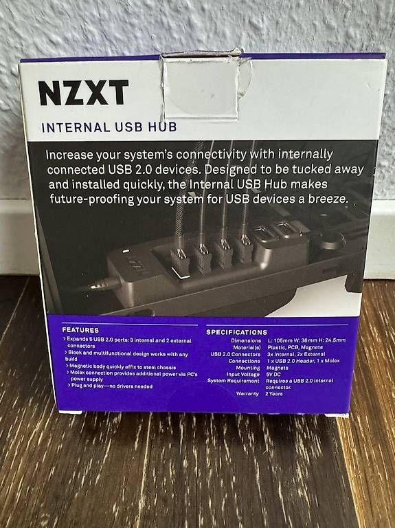 NZXT Hub & Switch: NZXT USB Hub internal 5-Ports – Usato da Dübendorf venduto da lebe_bunter 1
