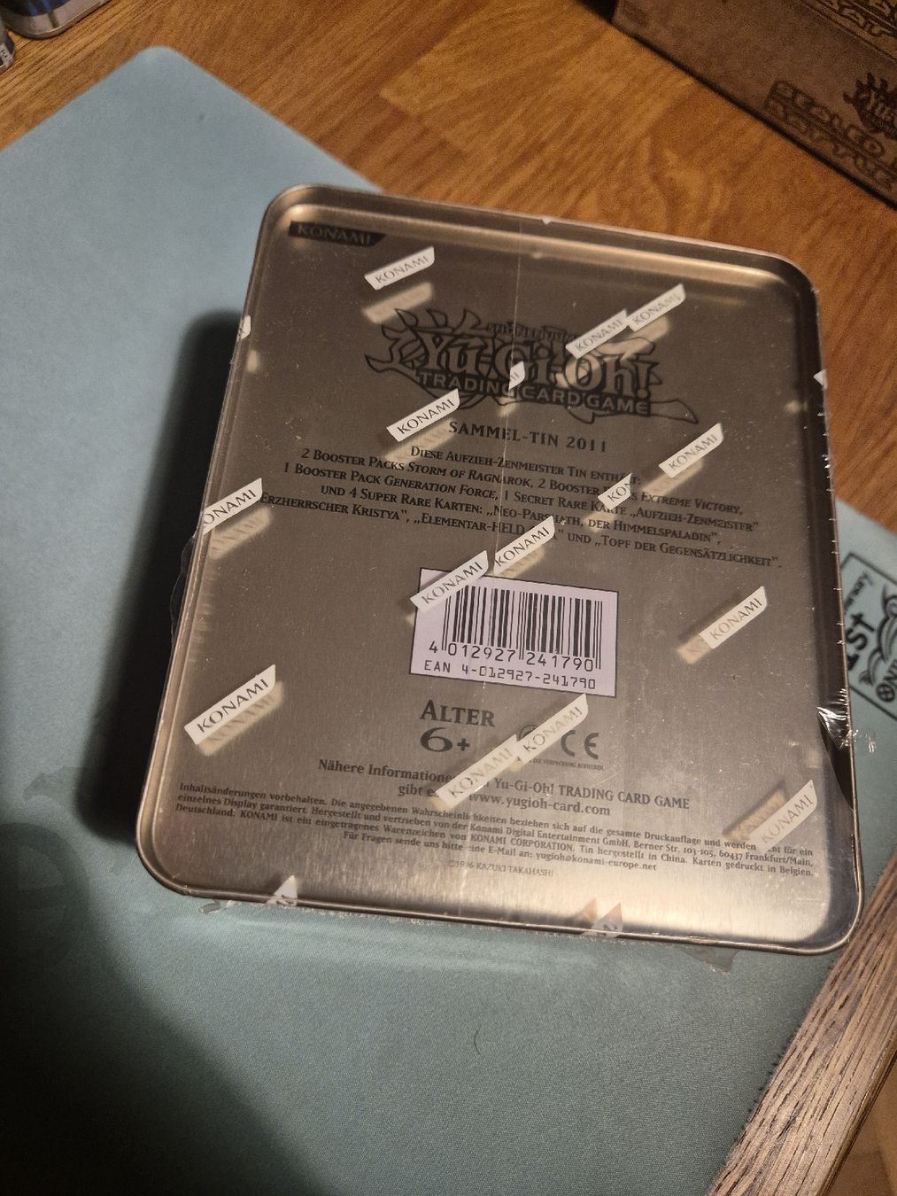 Yugioh Carte collezionabili: Aufzieh-Zenmeister Tin Box – Nuovo e nell'imballaggio originale da Biel venduto da 1234n.w.1234 1