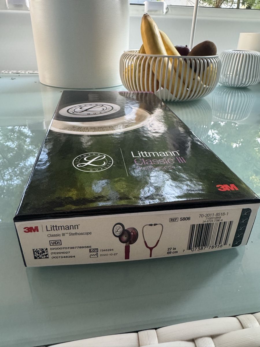 Littmann Attrezzature mediche: 3M Littmann Classic III Stethoskop – Nuovo (secondo la descrizione) da zürich venduto da Bailey17 4