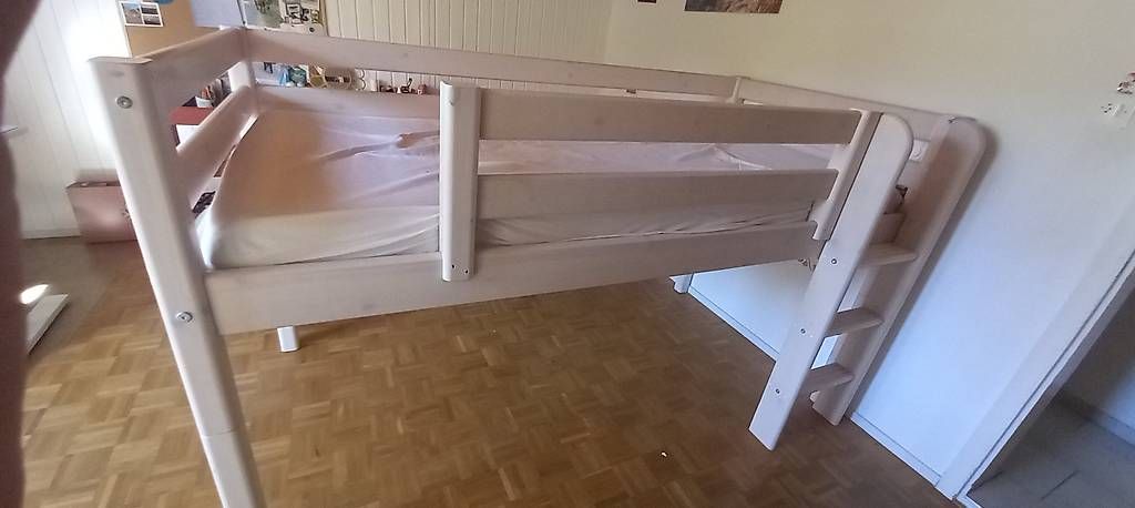 Lits: Hochbett Micasa mit Leiter – D'occasion à Speicher par Luzcy 2