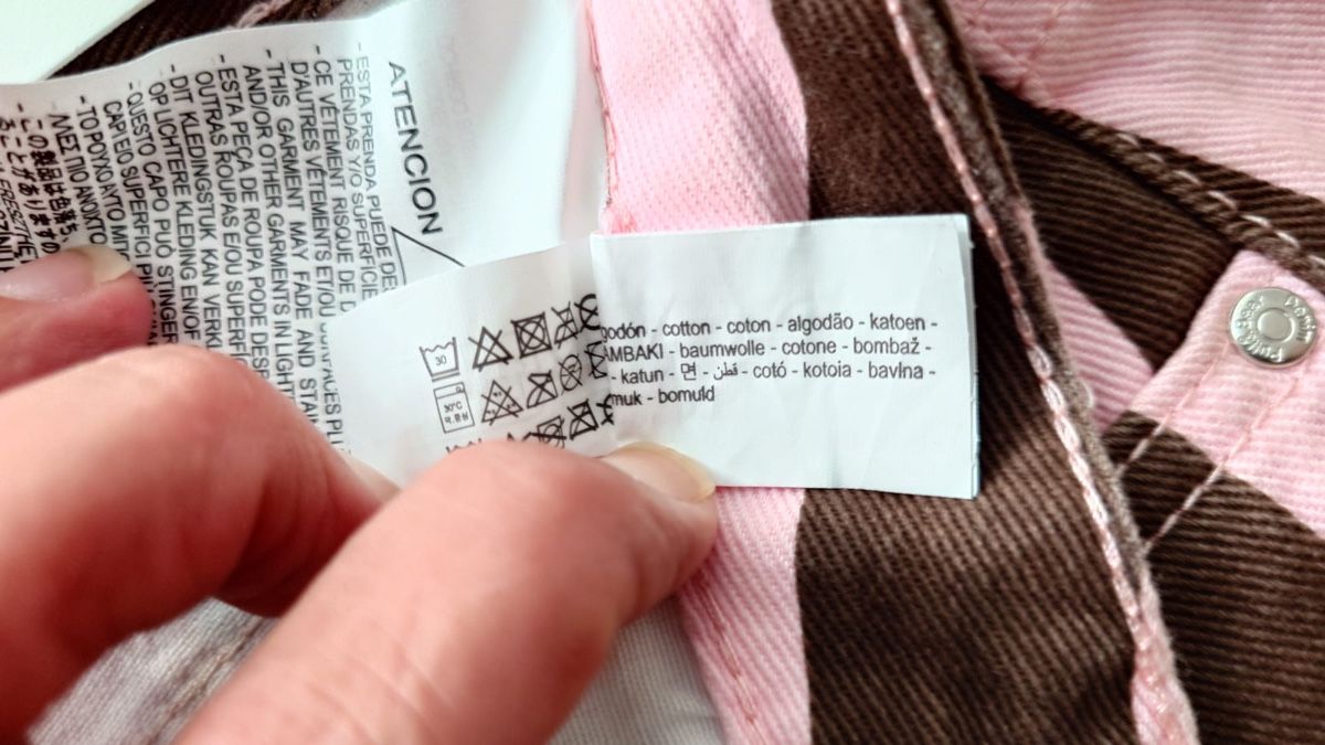 Pull&Bear Jeans: Hose Pull & Bear gestreift rosa braun Grösse 38 neu – Nuovo e nell'imballaggio originale da Riehen venduto da katep75 2