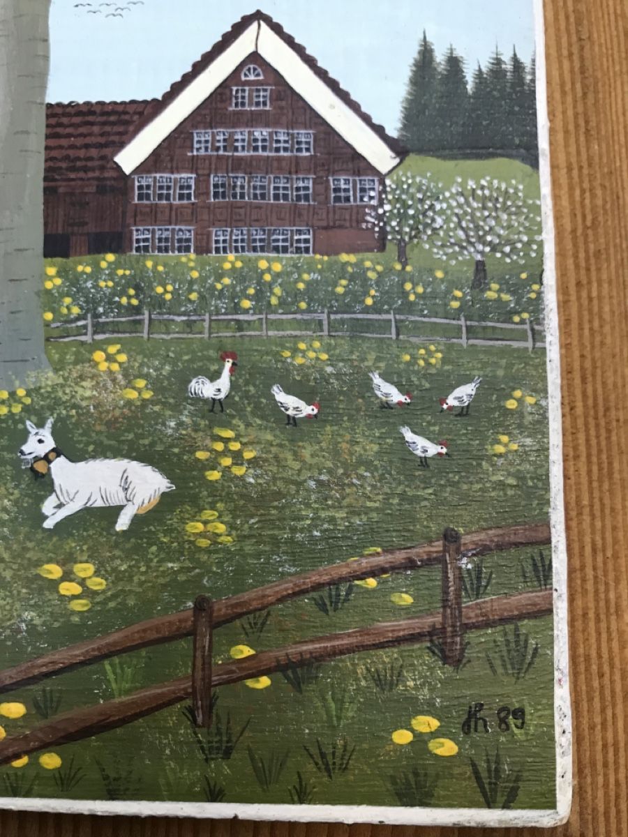 Gemälde: Appenzeller Malerei mit Monogramm – Gebraucht aus Wolfhalden von SecondAntique 1
