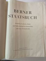 Berner Staatsbuch, Ausgabe 1957, Kanton Bern.