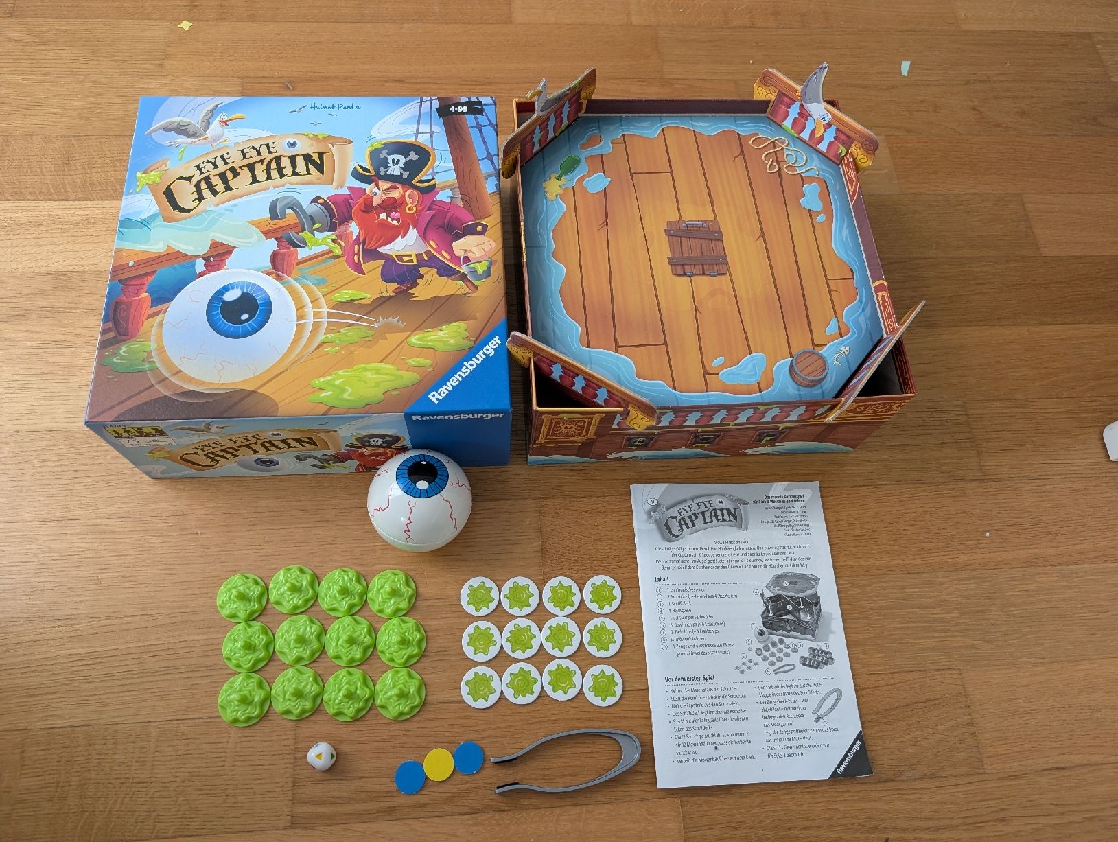 Ravensburger Giochi: Ravensburger - Eye Eye Captain Brettspiel – Usato da Wädenswil venduto da HummerZH 1