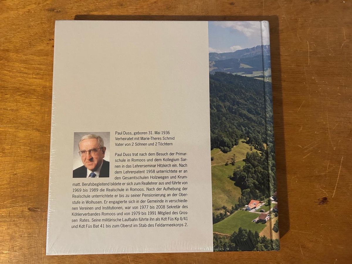 Libri: Gemeinde Romoos. Paul Duss – Nuovo e nell'imballaggio originale da Zürich venduto da WWehrle 1
