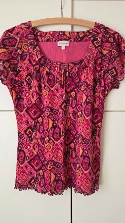 Sommerliches Mesh Shirt Top S, Pink Top Zustand *letzte tage