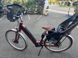 E-Bike Cube Ella Ride Bosch 9104 km sella Brooks usata