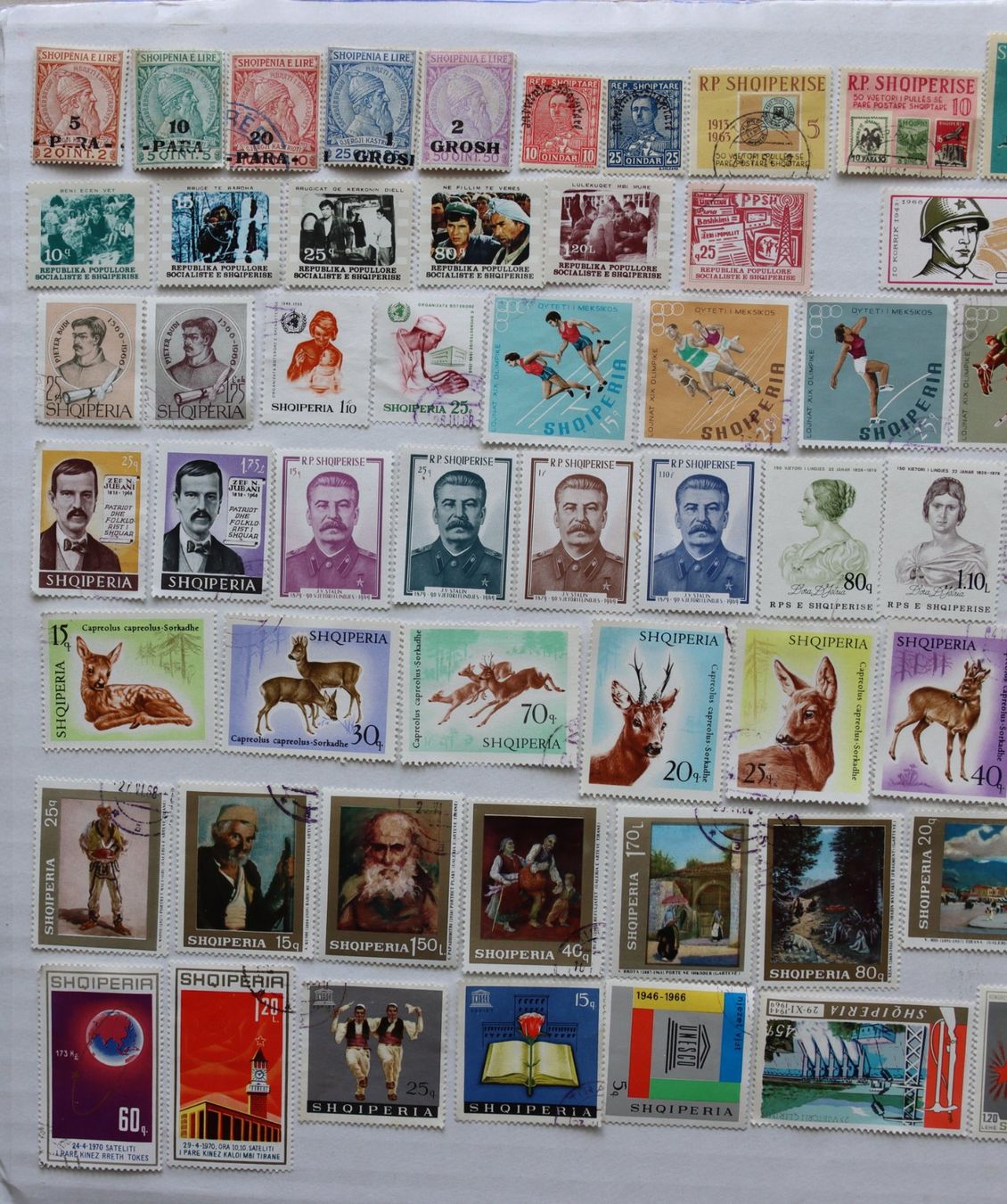 Tutti i francobolli: Briefmarken Albanien Lot 2 – Usato da Oberentfelden venduto da lakipul 1