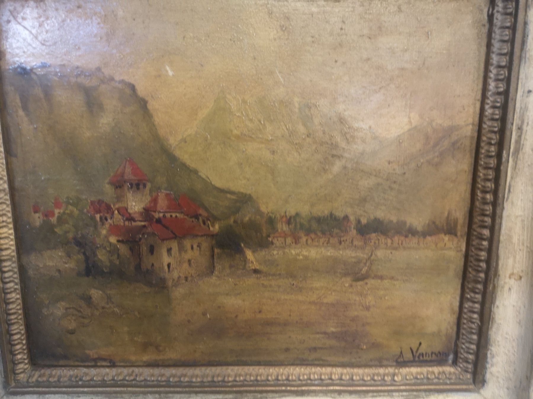 Gemälde: HUILE SUR PANNEAU SIGNÉE – Gebraucht aus Genève von Qanil77 1