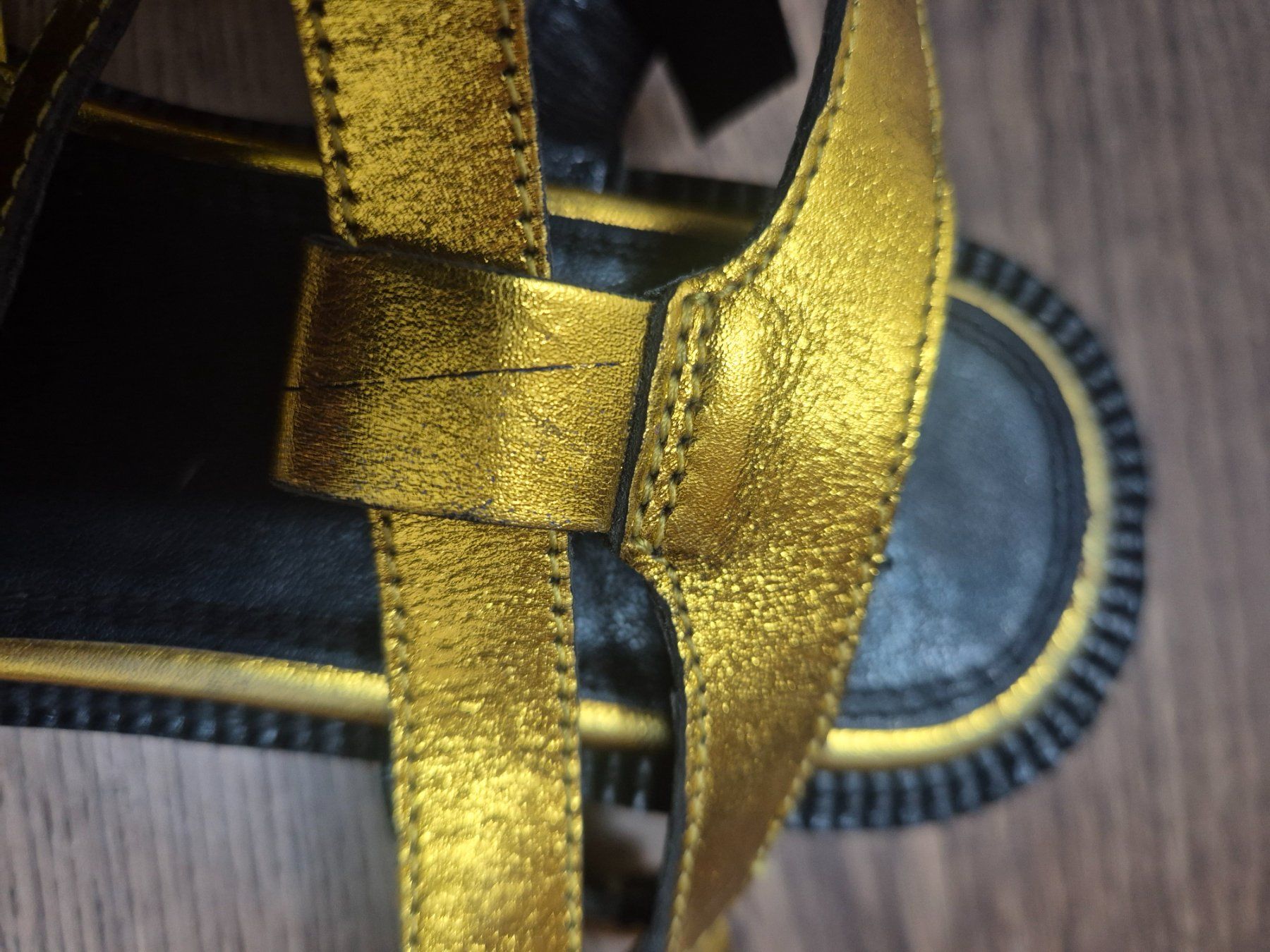 Asos Scarpe da donna: ASOS Sandals, Gold, size 38.5 – Usato da Zürich venduto da monadiederich 4