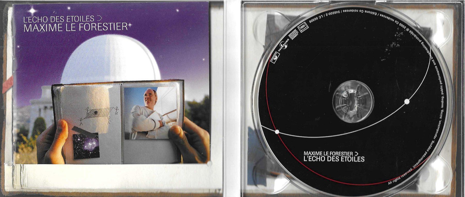 CD: Maxime Le Forestier 2 CD's - L'écho des étoiles & Same – Usato da Savagnier venduto da Ne2065 3