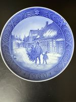 Royal Copenhagen Christmas Plate 1980