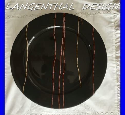 Plateaux: LANGENTHAL: PLATTE  ODER  PLATZTELLER  30 CM DURCHMESSER – D'occasion à Subingen par ArtBead 5