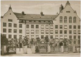 St. Gallen;  Hadwig-Schulhaus um 1910