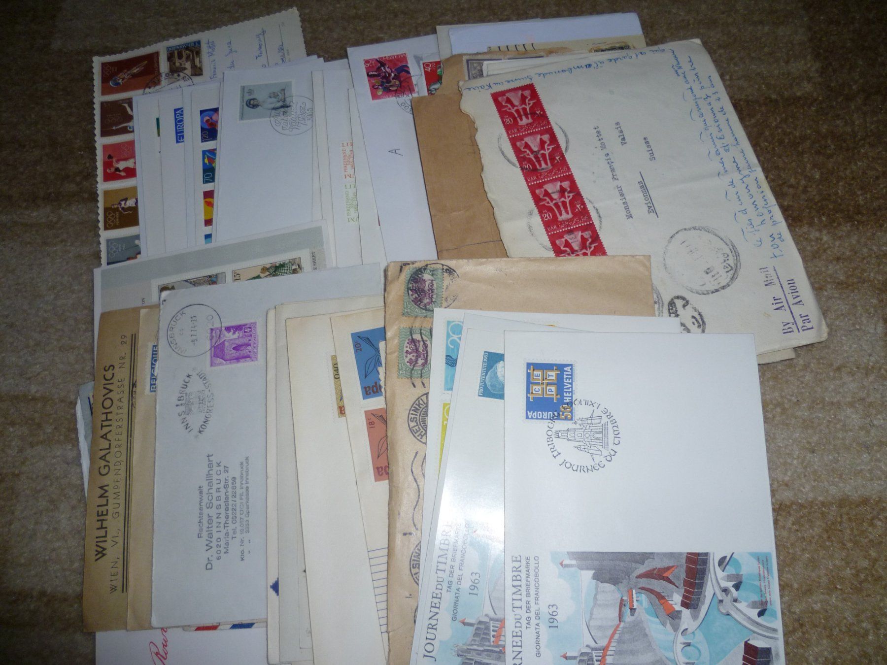 Tutti i francobolli: lettres monde – Usato da Corcelles-Payerne venduto da mao06 2