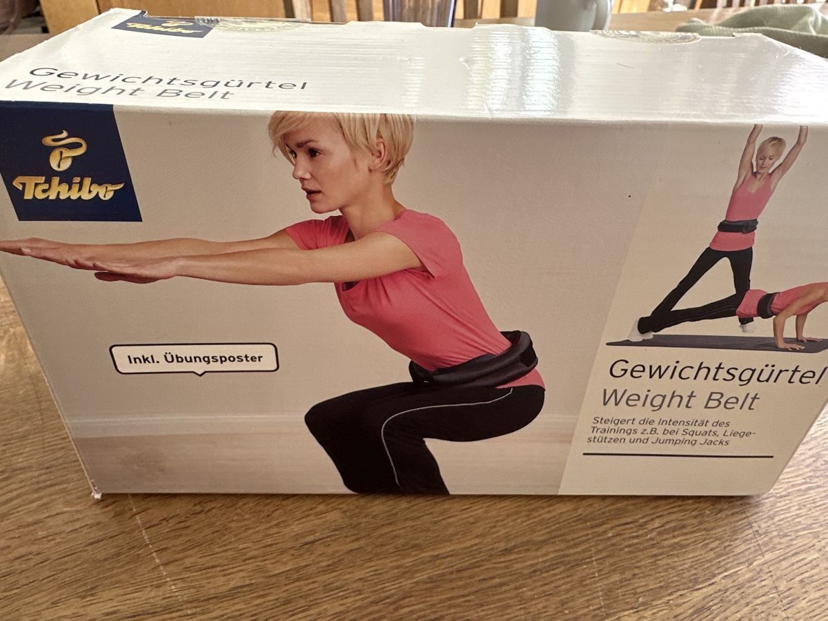 Gürtel: Gewichtsgürtel, 2 kg, neu – Neu und originalverpackt aus Krauchthal von Kiddy32