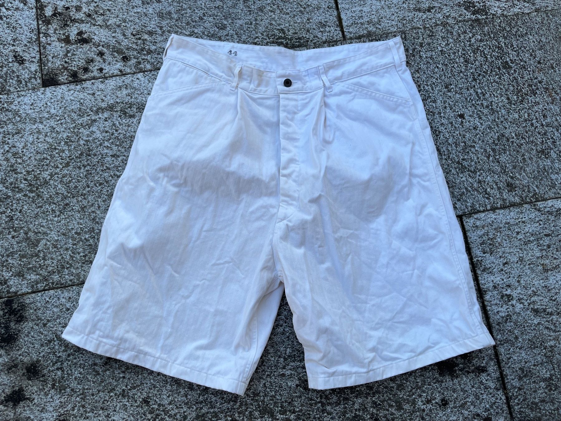 Hosen: Vintage Hose HBT Weiss – Gebraucht aus Bottmingen von Puffsack