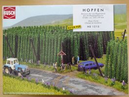 Hopfen für Hopfenfeld, Bausatz von Busch H0, Fabrikneu