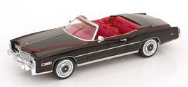 CADILLAC ELDORADO CABRIO 1976 schwarz/weiss, 1:18 MCG,