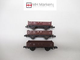 Roco 3x 2309 offene Güterwagen Deutsche Bahn ohne OVP Spur N