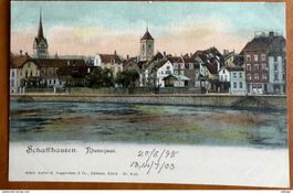 SCHAFFHAUSEN - Rheinquai 1898