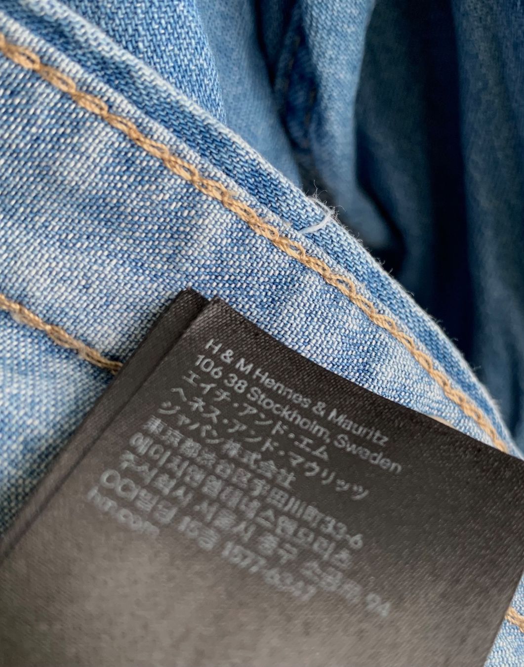 H&M Camicette: Cooles Denim-Hemd von H&M – Usato da Bern venduto da Fraeuleinhonig 5