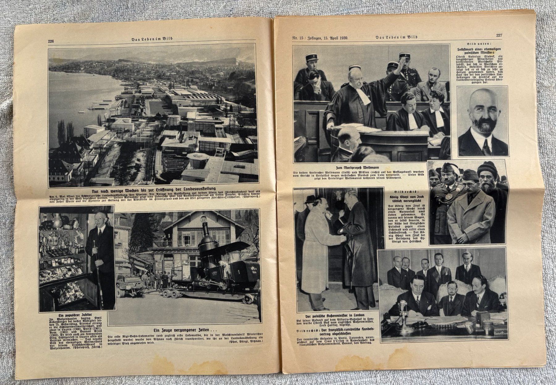 Zeitschriften & Magazine: DAS LEBEN IM BILD 15. APRIL 1939 – Gebraucht aus Ostermundigen von wini63 1