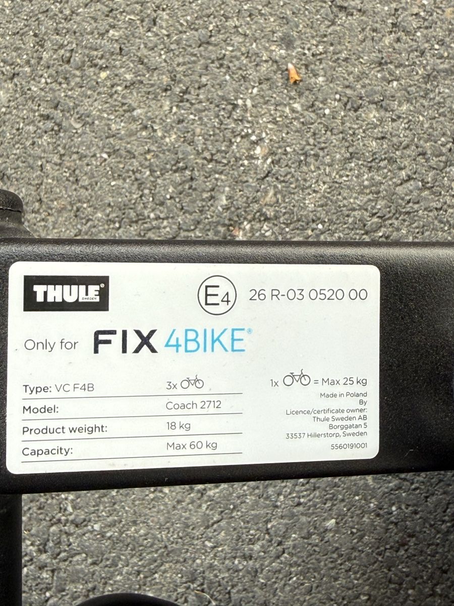 Thule Box da tetto: Thule Veloträger 926 Fix4Bike – Usato da Rotkreuz venduto da 74max 2