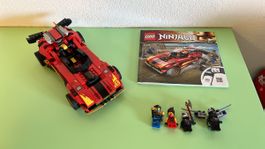 Lego Ninjago 71737 Chargeur Ninja X-1 bon état 