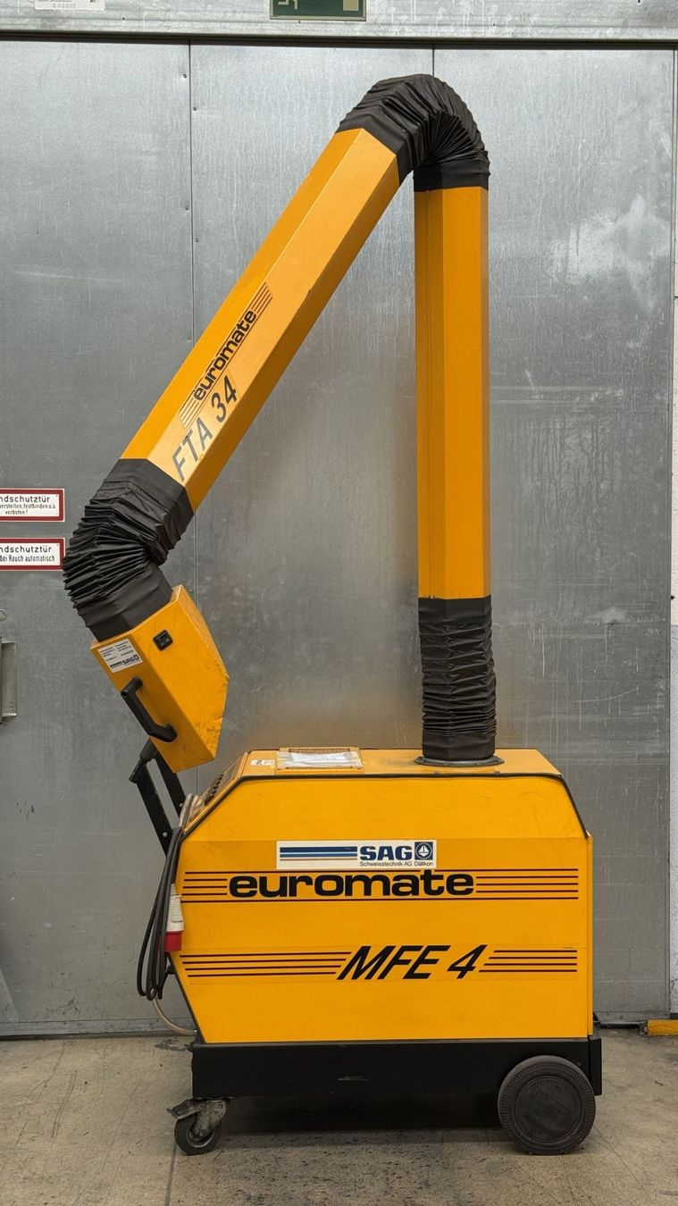 Purificatori d'aria: Mobiler Rauchgasabsauger mit Filter MFE-4, Euromate – Usato da Aesch BL venduto da mas_zjs8