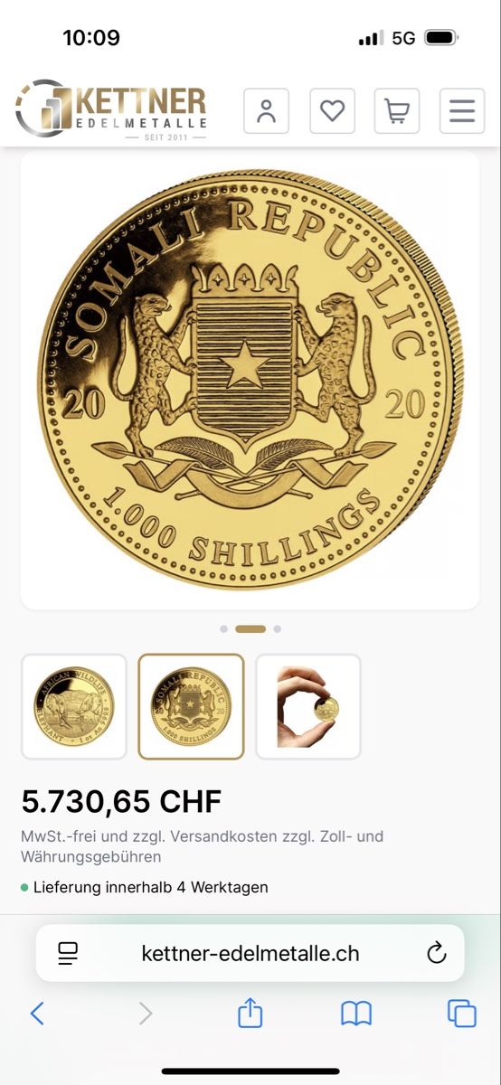 Tutti le monete: Goldmünze – Nuovo (secondo la descrizione) da Neuendorf venduto da connoisseur 1