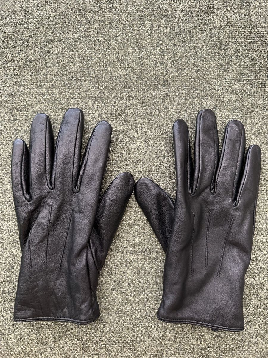 Sonstige Accessoires für Herren: Schwarze Lederhandschuhe  – Gebraucht aus Steinhausen von casaplia 1