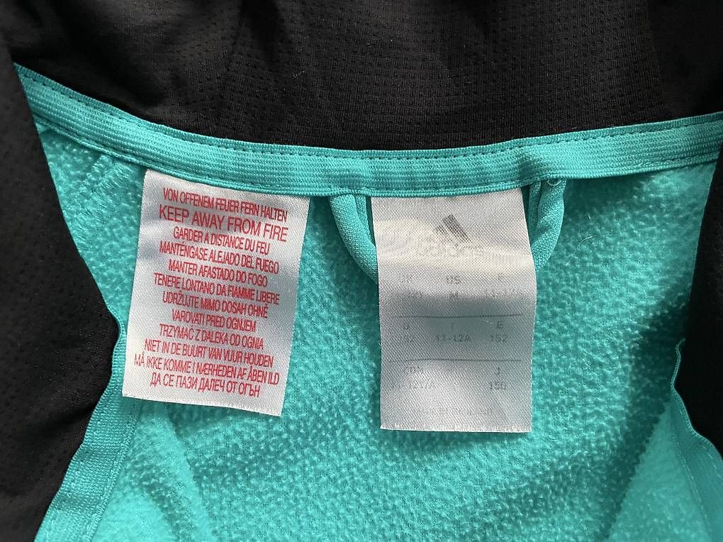 Giacche: Adidas Trainerjacke türkis, Grösse 152 – Usato da Möriken AG venduto da nipamijule 2