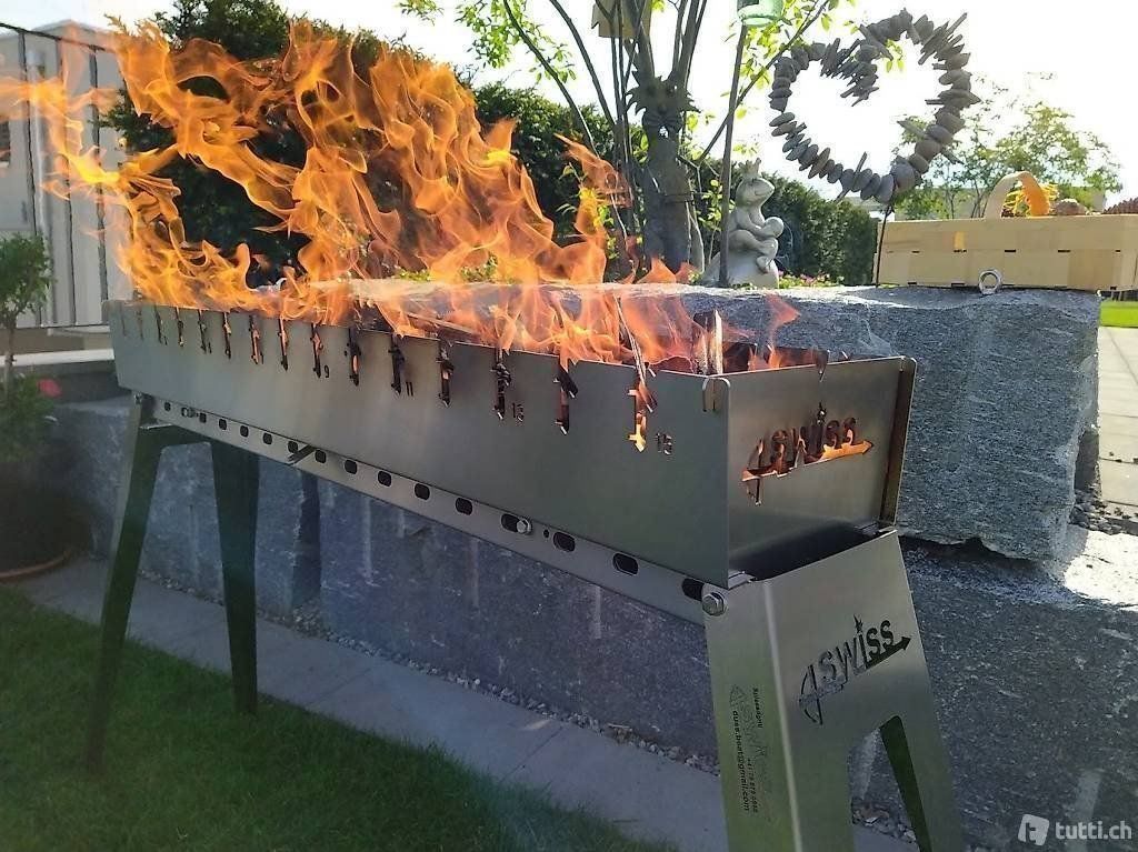 Bracieri: SWISS Spiessligrill - Geschenkidee – Nuovo (secondo la descrizione) da Hildisrieden venduto da DussBe6024