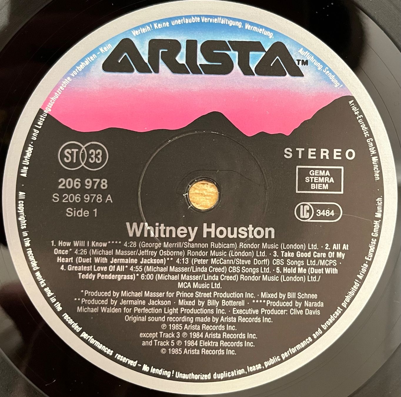 Dischi in vinile: WHITNEY HOUSTON - WHITNEY HOUSTON - 33 Tours – Usato da Bussigny venduto da vinyl-pas-cher 2