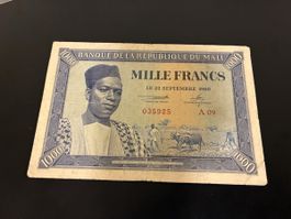 Mali 1000 Francs P-4 (1960)