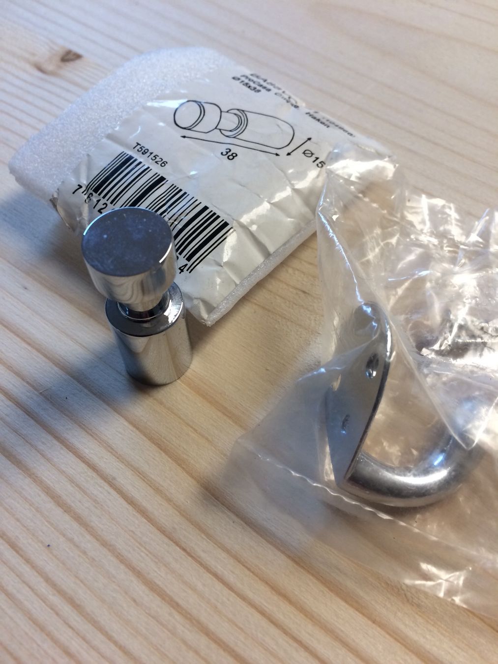 Ferramenta: Haken 2x – Nuovo e nell'imballaggio originale da Diepflingen venduto da ska 2