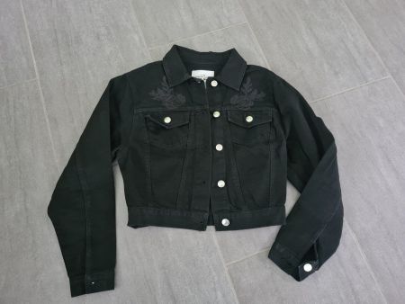 TALLY WEIJL Jeans Jacke schwarz gr.34