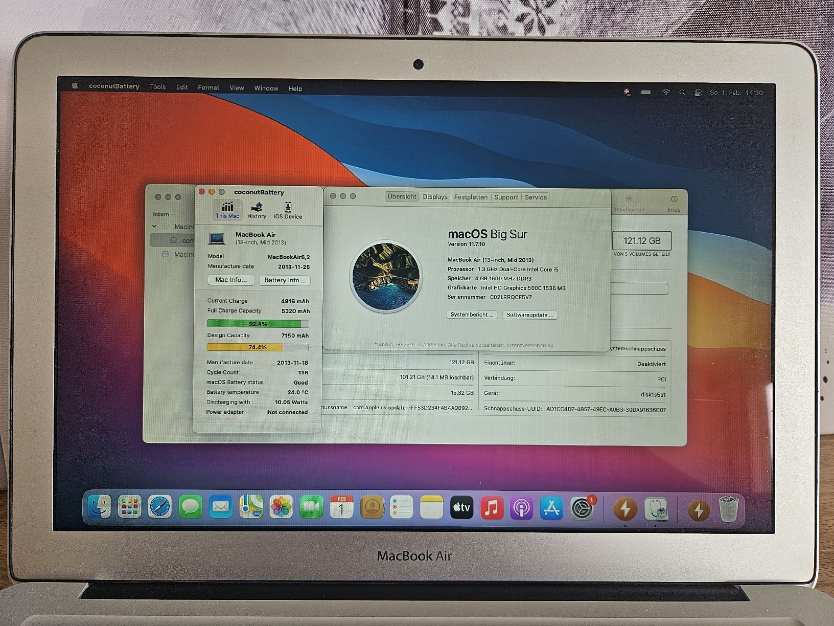 Apple Notebook: Apple MacBook Air in einem Gutem Zustand – Usato da Biberist venduto da Volo28 1