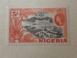 NIGERIA 1953 5 Sh MI.81*
