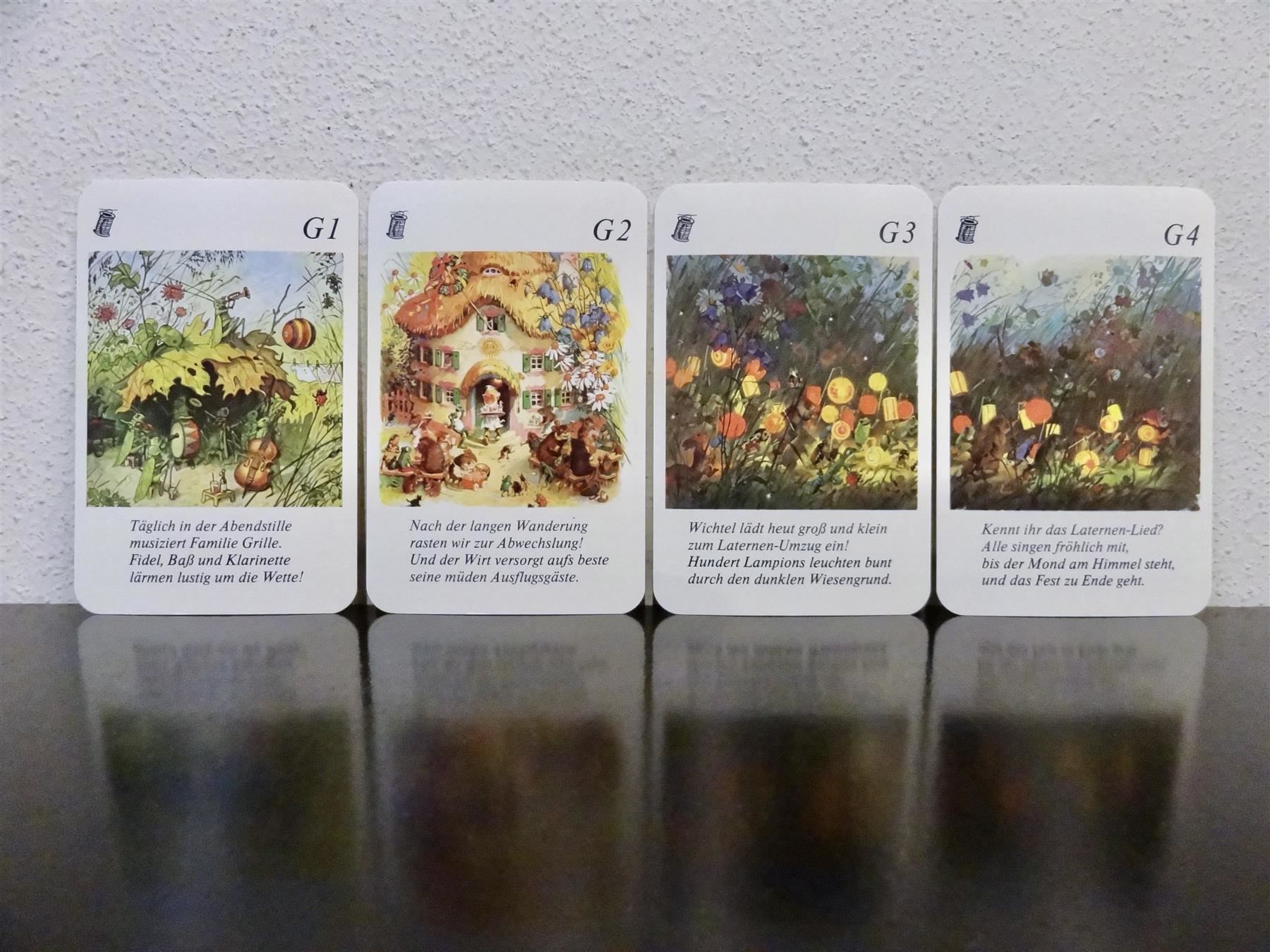 Giochi: schönes Quartett BESUCH IM WICHTELWALD – Usato da Kerzers venduto da wisaundso 8
