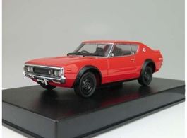 Nissan Skyline HT 2000 GT-R KPGC110 1972 rot / schwarz  1:43